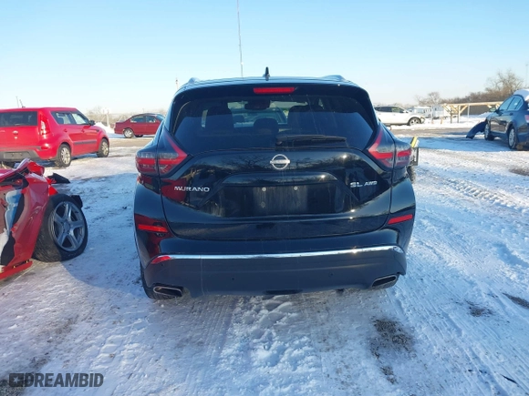 2023 Nissan Murano SL with VIN 5N1AZ2CS5PC125843, listed as a IAAI auction lot 41260656 with 45,341 mi miles. Bid and sale history available at carsss.com. Image 17.