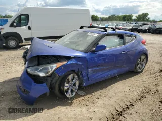2013 Hyundai Veloster w/Black Int с VIN KMHTC6AD1DU115094, выставлен на аукционе Copart как лот 58551945 с пробегом Не указан миль и Списание • Salvage title. История ставок и продаж доступна на DreamBid. Изображение 1.