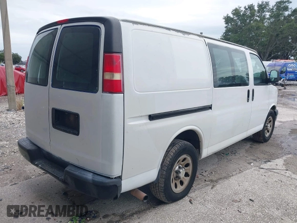 2012 Chevrolet Express Cargo with VIN 1GCSGAFX1C1138823, listed as a IAAI auction lot 42505846 with 226,032 mi miles and . Bid and sale history available at DreamBid. Image 4.