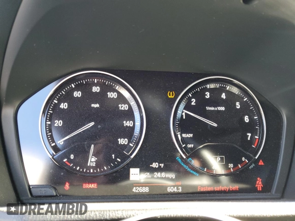 2020 BMW X2 xDrive28i with VIN WBXYJ1C09L5N87648, listed as a Copart auction lot 42029595 with 42,688 mi miles and Salvage Title. Bid and sale history available at carsss.com. Image 9.
