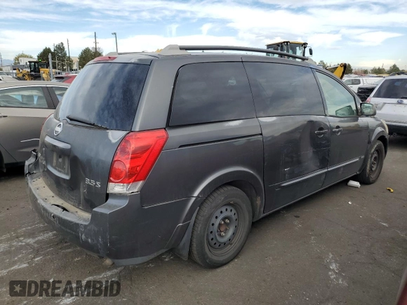 2006 Nissan Quest S Special Edition with VIN 5N1BV28U06N114861, listed as a Copart auction lot 77783544 with 192,627 mi miles and Salvage Title. Bid and sale history available at carsss.com. Image 3.