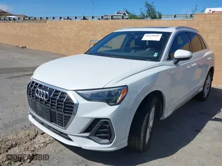 2020 Audi Q3 S line Premium with VIN WA1DECF37L1012192, listed as a IAAI auction lot 41528681 with 24,534 mi miles. Bid and sale history available at carsss.com. Image 2.