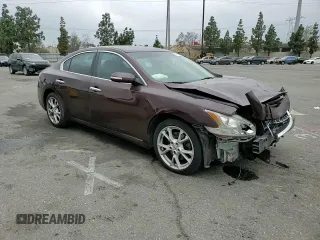 2014 Nissan Maxima SV with VIN 1N4AA5AP1EC499168, listed as a Copart auction lot 54109905 with 110,216 mi miles and Salvage title. Bid and sale history available at DreamBid. Image 14.