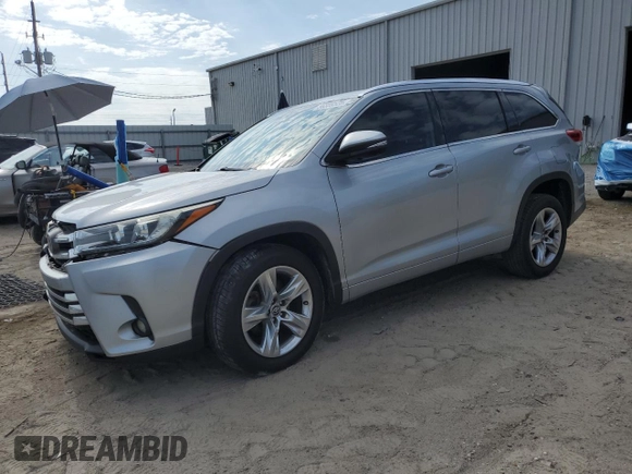 2018 Toyota Highlander Limited with VIN 5TDYZRFH6JS246060, listed as a Copart auction lot 56359525 with 196,151 mi miles and Salvage title. Bid and sale history available at DreamBid. Image 1.