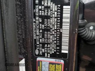 2019 Kia Sorento SX Limited with VIN 5XYPKDA59KG430374, listed as a Copart auction lot 80629564 with 52,518 mi miles and Salvage Title. Bid and sale history available at carsss.com. Image 14.