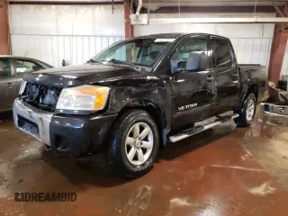 2012 Nissan Titan SL with VIN 1N6AA0EC1CN302003, listed as a Copart auction lot 46578875 with 224,594 mi miles and Clean title. Bid and sale history available at DreamBid. Image 1.