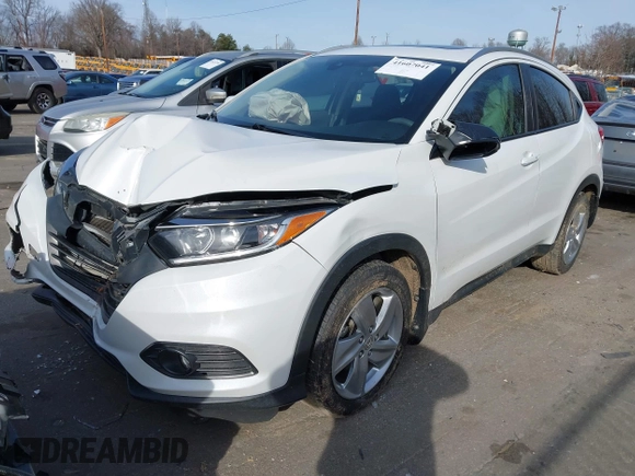 2019 Honda HR-V EX with VIN 3CZRU5H51KM726033, listed as a IAAI auction lot 41607041 with 73,220 mi miles. Bid and sale history available at carsss.com. Image 17.