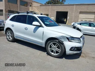 2015 Audi Q5 Premium Plus with VIN WA1LFAFP8FA016210, listed as a IAAI auction lot 42354386 with 90,945 mi miles and . Bid and sale history available at DreamBid. Image 1.