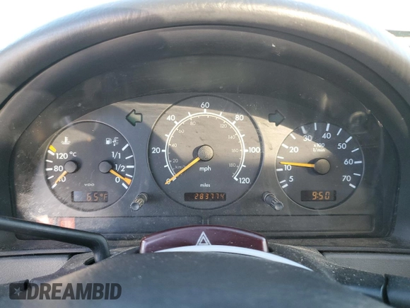 1999 Mercedes-Benz M-Class with VIN 4JGAB54EXXA144088, listed as a Copart auction lot 44268454 with 283,774 mi miles and Clean Title. Bid and sale history available at carsss.com. Image 9.