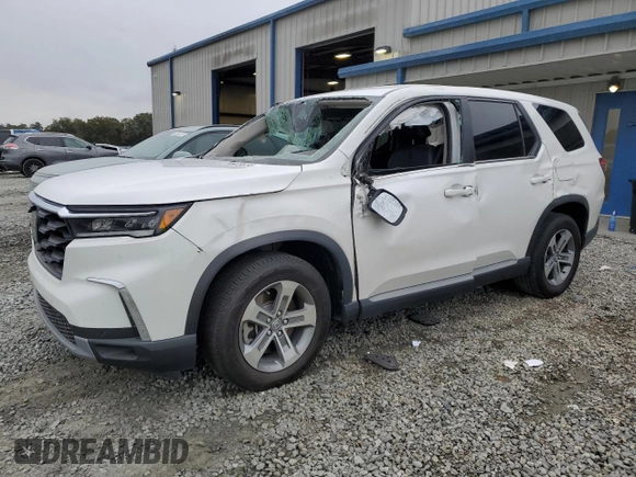 2023 Honda Pilot EX-L 8 Passenger with VIN 5FNYG2H41PB012669, listed as a Copart auction lot 78923604 with 21,953 mi miles and Salvage Title. Bid and sale history available at carsss.com. Image 1.