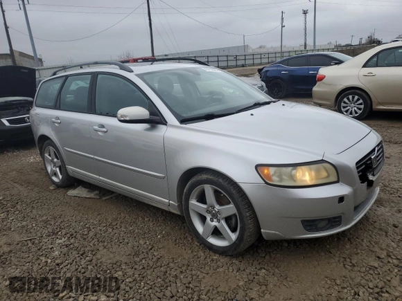 2008 Volvo V50 2.4L with VIN YV1MW390782393087, listed as a Copart auction lot 43732605 with 230,824 mi miles and Salvage Title. Bid and sale history available at carsss.com. Image 4.