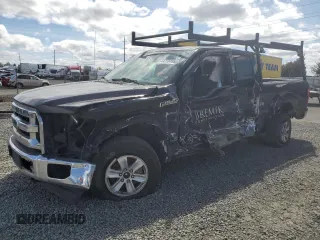 2017 Ford F-150 XL with VIN 1FTEX1E82HFA34892, listed as a Copart auction lot 44759455 with 102,764 mi miles and Salvage Title. Bid and sale history available at carsss.com. Image 1.