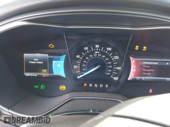 2014 Ford Fusion Titanium with VIN 3FA6P0K9XER201225, listed as a IAAI auction lot 41895572 with 108,510 mi miles. Bid and sale history available at carsss.com. Image 7.