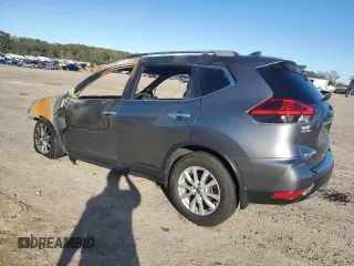 2017 Nissan Rogue S with VIN KNMAT2MV2HP604696, listed as a Copart auction lot 81557684 with 0 mi miles and Salvage Title. Bid and sale history available at carsss.com. Image 2.
