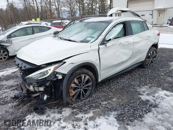 2017 Infiniti QX30 Premium with VIN SJKCH5CR5HA030269, listed as a IAAI auction lot 40977881 with 54,891 mi miles and . Bid and sale history available at DreamBid. Image 2.