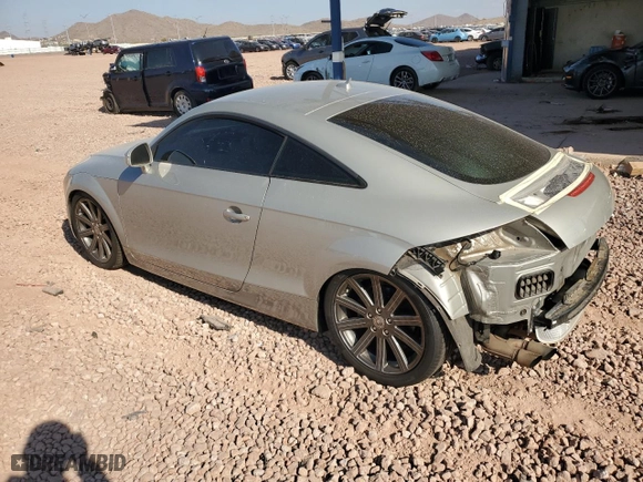 2008 Audi TT 2.0T with VIN TRUAF38J681003482, listed as a Copart auction lot 43407495 with 133,116 mi miles and Salvage Title. Bid and sale history available at carsss.com. Image 2.
