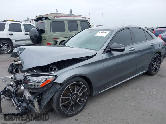 2021 Mercedes-Benz C 300 with VIN W1KWF8DBXMR610661, listed as a IAAI auction lot 42360586 with 47,967 mi miles and . Bid and sale history available at DreamBid. Image 17.