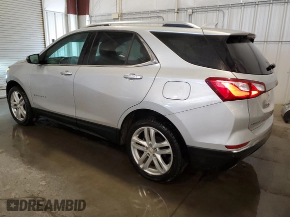 2019 Chevrolet Equinox Premier with VIN 2GNAXYEX4K6254607, listed as a Copart auction lot 46496595 with 69,506 mi miles and Salvage Title. Bid and sale history available at DreamBid. Image 2.