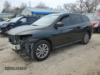 2015 Nissan Pathfinder Platinum with VIN 5N1AR2MN4FC608022, listed as a Copart auction lot 42401295 with 190,722 mi miles and Salvage Title. Bid and sale history available at DreamBid. Image 1.
