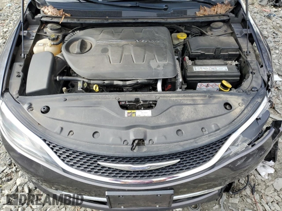 2016 Chrysler 200 C with VIN 1C3CCCEG2GN174911, listed as a Copart auction lot 46882995 with 113,897 mi miles and Salvage Title. Bid and sale history available at carsss.com. Image 11.