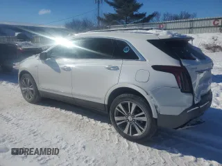 2024 Cadillac XT5 AWD Premium Luxury with VIN 1GYKNDRS4RZ753023, listed as a Copart auction lot 45671495 with 8,855 mi miles and Non repairable. Bid and sale history available at DreamBid. Image 2.