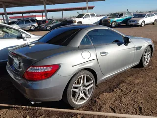 2013 Mercedes-Benz SLK-Class SLK 250 with VIN WDDPK4HA9DF058128, listed as a IAAI auction lot 41809272 with 76,860 mi miles. Bid and sale history available at carsss.com. Image 4.