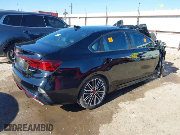2024 Kia Forte GT with VIN 3KPF44ACXRE771567, listed as a IAAI auction lot 41231041 with 1 mi miles. Bid and sale history available at carsss.com. Image 4.