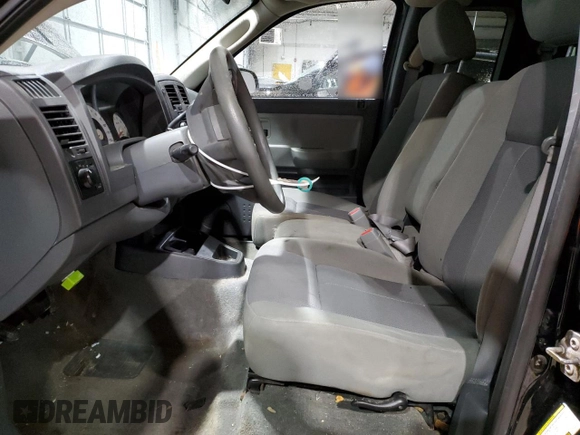 2006 Dodge Dakota ST with VIN 1D7HE22K46S515665, listed as a Copart auction lot 43852035 with 156,629 mi miles and Salvage Title. Bid and sale history available at DreamBid. Image 7.