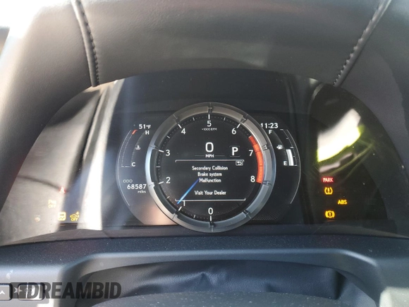 2019 Lexus ES with VIN 58ABZ1B19KU010665, listed as a Copart auction lot 46840835 with 68,587 mi miles and Salvage Title. Bid and sale history available at carsss.com. Image 9.
