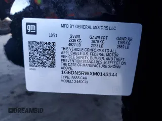 2021 Cadillac CT5 Premium Luxury z VIN 1G6DN5RWXM0143344, wystawiony jako Copart lot #41853014 z przebiegiem 7 421 mil mil oraz Szkoda całkowita • Salvage title. Historia ofert i sprzedaży dostępna na DreamBid. Obrazek 14.