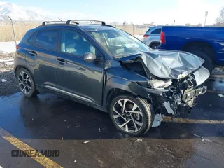 2022 Hyundai Kona Limited with VIN KM8K5CA33NU877453, listed as a IAAI auction lot 41594377 with 29,011 mi miles and . Bid and sale history available at DreamBid. Image 1.