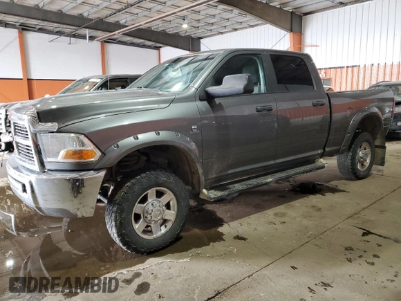 2011 Ram 2500 Laramie with VIN 3D7UT2CL2BG534549, listed as a Copart auction lot 43618615 with 262,405 mi miles and Salvage title. Bid and sale history available at DreamBid. Image 1.