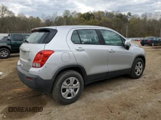 2016 Chevrolet Trax LS with VIN KL7CJKSB3GB754607, listed as a Copart auction lot 50418065 with 104,492 mi miles and Salvage Title. Bid and sale history available at carsss.com. Image 3.