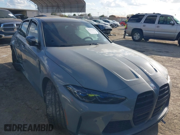 2023 BMW M3 Competition xDrive z VIN WBS43AY04PFN40857, wystawiony jako IAAI lot #41127516 z przebiegiem 15 409 mil mil oraz . Historia ofert i sprzedaży dostępna na DreamBid. Obrazek 1.