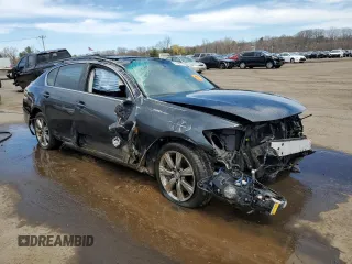 2009 Lexus GS 350 with VIN JTHCE96S590023491, listed as a Copart auction lot 53118475 with 0 mi miles and Salvage Title. Bid and sale history available at carsss.com. Image 4.