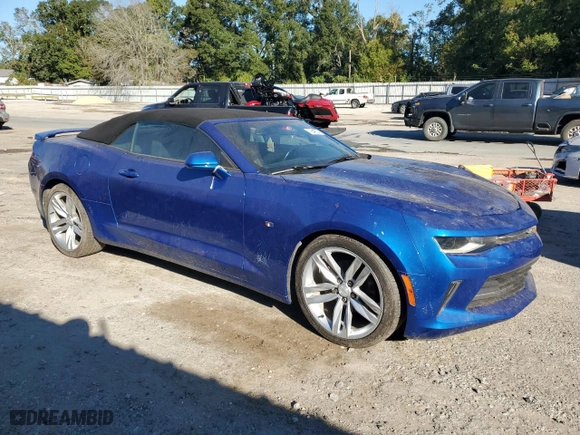 2018 Chevrolet Camaro 1LT with VIN 1G1FB3DS6J0157382, listed as a Copart auction lot 72649734 with 55,797 mi miles and Salvage Title. Bid and sale history available at carsss.com. Image 4.