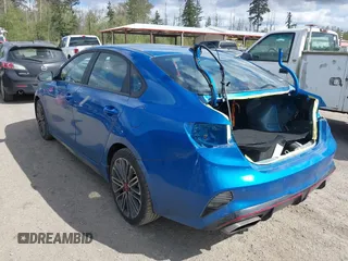 2023 Kia Forte GT with VIN 3KPF44AC5PE569796, listed as a IAAI auction lot 42078383 with 29,365 mi miles and . Bid and sale history available at carsss.com. Image 3.