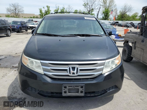 2011 Honda Odyssey EX-L with VIN 5FNRL5H66BB058610, listed as a Copart auction lot 54444455 with 268,001 mi miles and Clean Title. Bid and sale history available at carsss.com. Image 5.