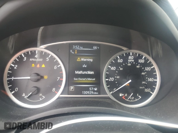 2018 Nissan Sentra SR with VIN 3N1AB7AP2JY261143, listed as a Copart auction lot 52017415 with 130,929 mi miles and Salvage Title. Bid and sale history available at DreamBid. Image 9.