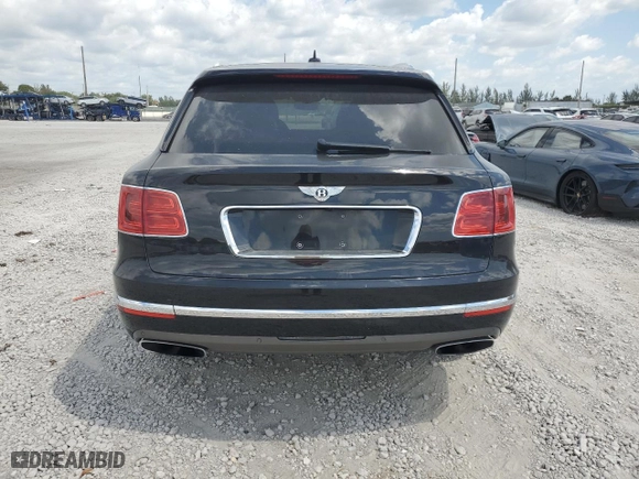 2017 Bentley Bentayga W12 with VIN SJAAC2ZV5HC013960, listed as a Copart auction lot 53608545 with 34,698 mi miles and Salvage Title. Bid and sale history available at carsss.com. Image 6.