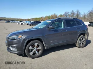 2019 Jeep Cherokee Limited with VIN 1C4PJMDX4KD458890, listed as a Copart auction lot 50908025 with 150,852 mi miles and Salvage title. Bid and sale history available at DreamBid. Image 1.
