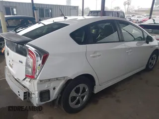 2015 Toyota Prius Four with VIN JTDKN3DU8F1919028, listed as a IAAI auction lot 41936329 with 73,001 mi miles. Bid and sale history available at carsss.com. Image 4.