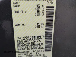 2015 Nissan LEAF SV with VIN 1N4AZ0CP0FC302825, listed as a Copart auction lot 49904193 with 36,673 mi miles. Bid and sale history available at carsss.com. Image 12.