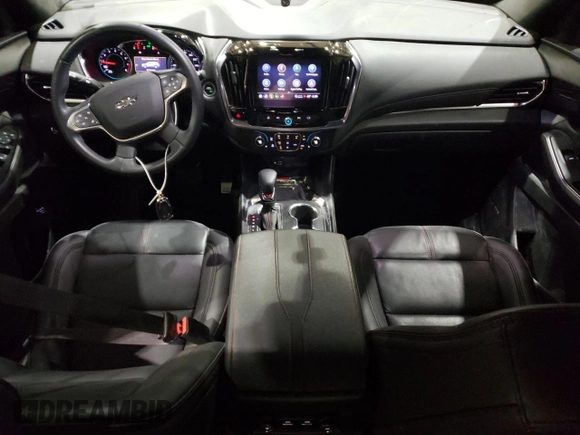 2023 Chevrolet Traverse RS with VIN 1GNERJKWXPJ231213, listed as a Copart auction lot 45765945 with 57,448 mi miles and Salvage Title. Bid and sale history available at carsss.com. Image 8.