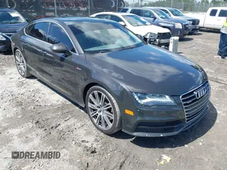 2013 Audi A7 Prestige with VIN WAU2GAFC8DN121215, listed as a IAAI auction lot 42246162 with 123,283 mi miles and . Bid and sale history available at DreamBid. Image 1.