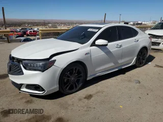 2020 Acura TLX w/A-Spec Pkg with VIN 19UUB3F67LA002837, listed as a Copart auction lot 46368585 with 32,324 mi miles and Salvage title. Bid and sale history available at DreamBid. Image 1.