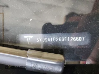 2016 Tesla Model S 90D with VIN 5YJSA1E26GF126607, listed as a Copart auction lot 61333845 with 132,222 mi miles and Non repairable. Bid and sale history available at DreamBid. Image 13.
