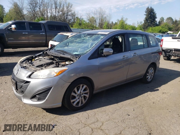 2014 Mazda 5 Sport with VIN JM1CW2BLXE0168024, listed as a Copart auction lot 55010995 with 204,562 mi miles and Salvage title. Bid and sale history available at DreamBid. Image 1.