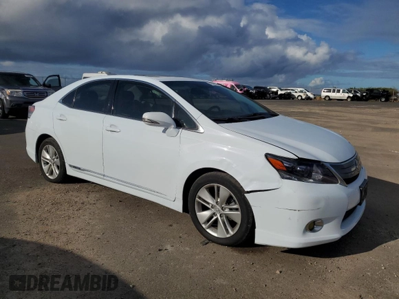 2010 Lexus HS with VIN JTHBB1BA6A2022135, listed as a Copart auction lot 72088844 with 125,336 mi miles and Salvage Title. Bid and sale history available at carsss.com. Image 4.