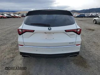 2022 Acura MDX w/Advance Package with VIN 5J8YE1H89NL024910, listed as a Copart auction lot 78226614 with 51,954 mi miles and Salvage Title. Bid and sale history available at carsss.com. Image 6.